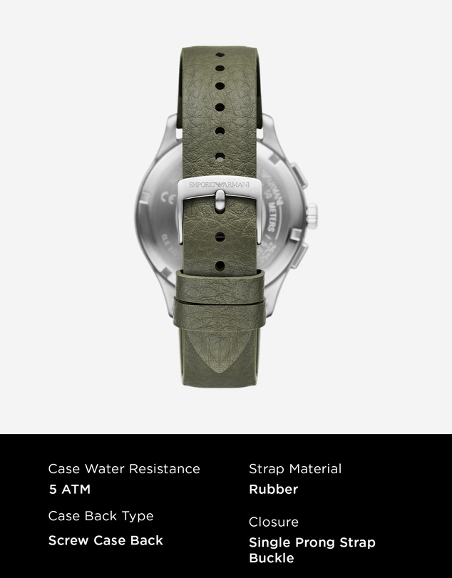 Emporio Armani - Green Chronograph Watch