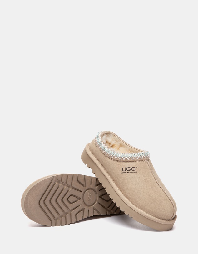 EVERAU - Australian Shepherd Ugg Tay Cow Suede Upper House Shoes