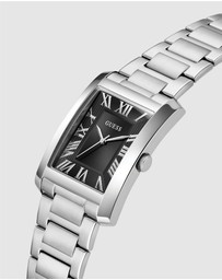GUESS - Guess Men's Silver Tone 33.7mm Analogue Watch