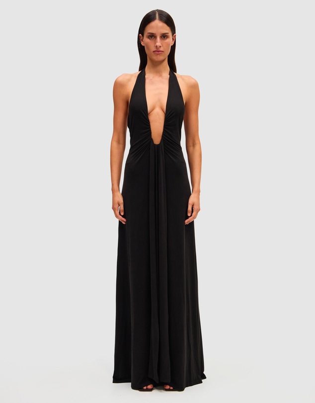 MISHA - Jennifer Cupro Maxi Dress