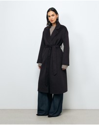 AERE - Chloe Double Faced Wool Blend Coat