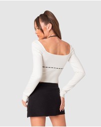 EDIKTED - Natasha Knit Top