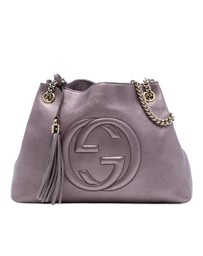 Pre-Loved by Azura Reborn - Pre-Loved Medium Metallic Leather Soho Chain Tote
