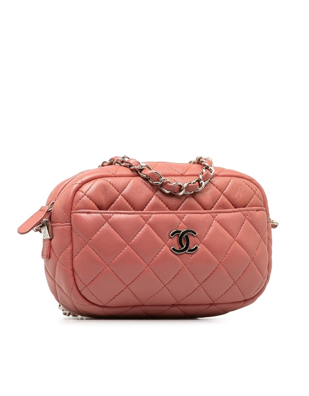 Chanel - Pre-Loved Mini Lambskin Camera Case
