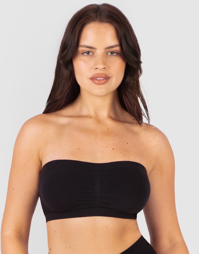B Free Intimate Apparel - Cotton-Rich Padded Strapless Bra (A-B-C) Cup