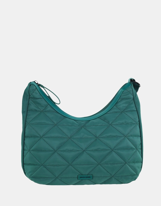 Pierre Cardin - Pierre Cardin Ladies Nylon Geometric Hobo Bag
