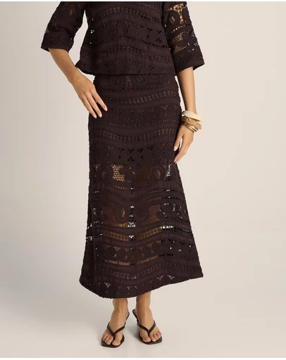 Fate + Becker - Gaia Lace Skirt