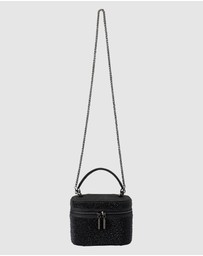Olga Berg - Beckie Zip Top Crystal Bag