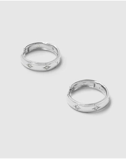 Brie Leon - Estella Star Hoops
