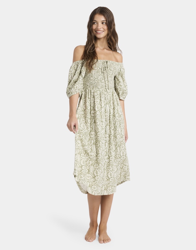 Roxy - Womens Wildside Mercad Midi Dress