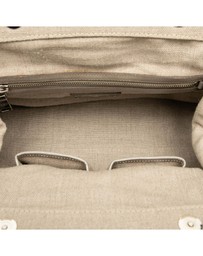 Pre-Loved by Azura Reborn - Pre-Loved Canvas Canapa Mistolino Frame Satchel