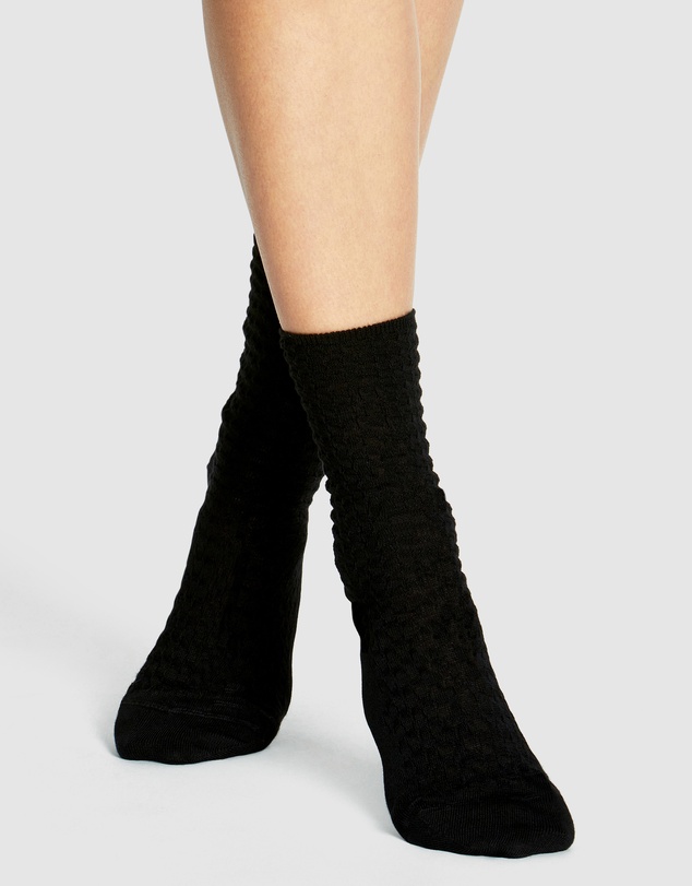 Levante - 3 Pack 100% Textured Cotton Sock