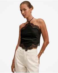 Forever New - Jovie Halter Neck Lace Top