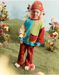 Banabae - Garden Treasure Flared Knit Pants - Kids