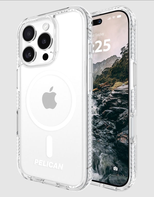 Pelican - Pelican Protector Mag Safe Case for iPhone 16 Pro - Clear