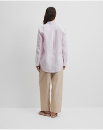 Country Road - Organically Grown Linen Stripe Shirt