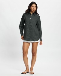 White By FTL - Nami Linen Shirt