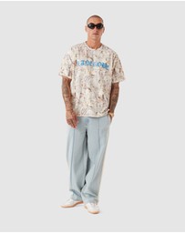 Zanerobe - Naturalist Box Tee Washed Real Camo
