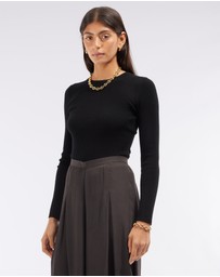 Amelius - Afina Long Sleeve Knit Top