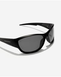 Hawkers Co - HAWKERS - RAVE - POLARIZED BLACK DARK Sunglasses for Men and Women UV400