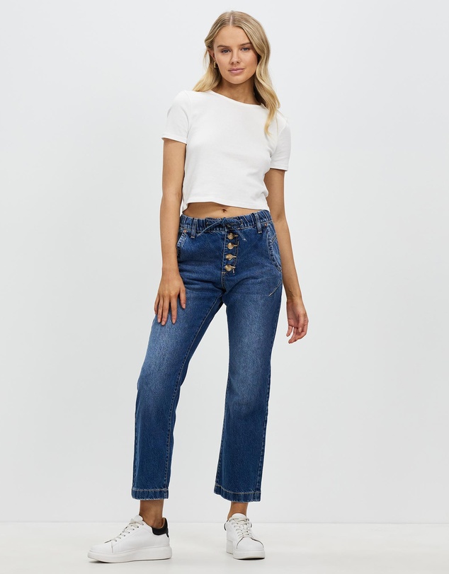 DRICOPER DENIM - Unwind Denim Ankle Length Pants