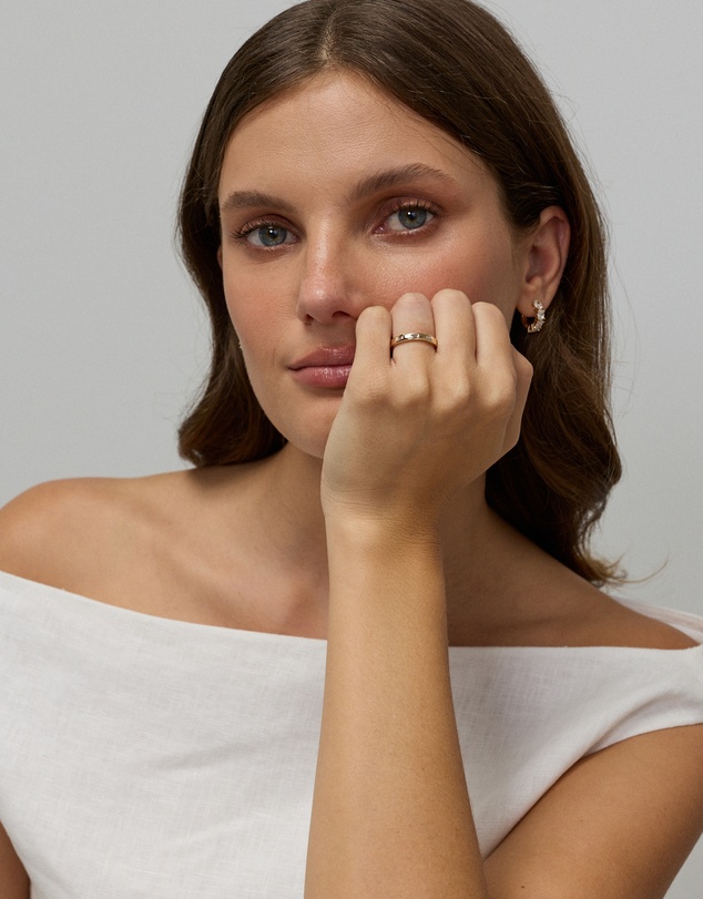Michael Hill - 0.22TW Baguette Laboratory-Grown Diamond Wedding Band in 14kt Yellow Gold