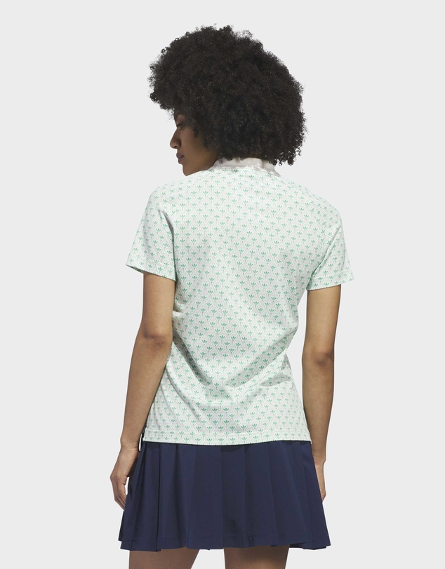adidas Originals - Originals All Over Trefoil Polo Shirt Womens