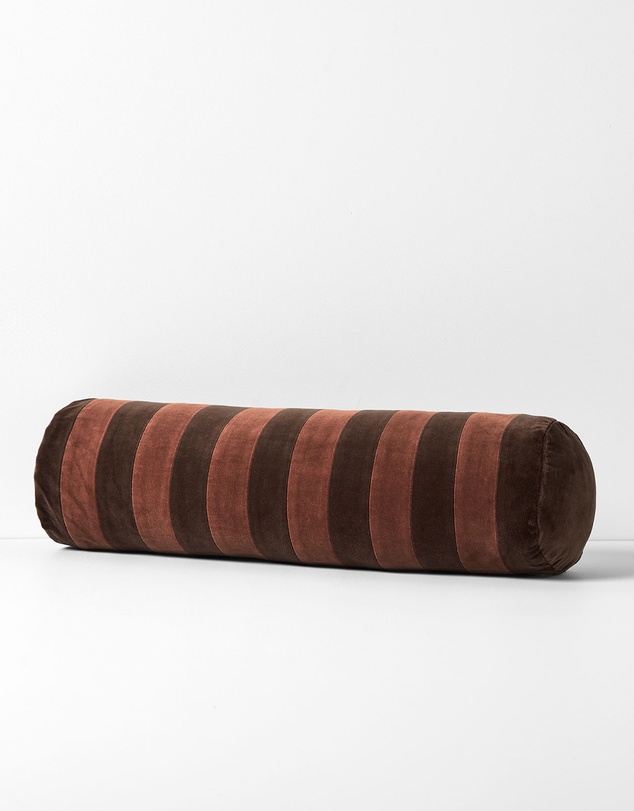 Aura Home - Velvet Stripe Bolster