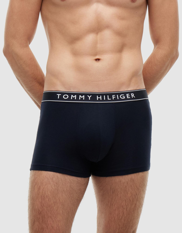 Tommy Hilfiger - 3-Pack Essential Logo Waistband Trunks