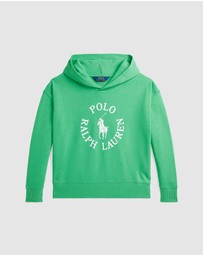Polo Ralph Lauren - Big Pony Logo French Terry Hoodie - Kids-Teens