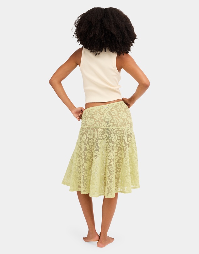 Billabong - Womens Paisley Lace Midi Skirt