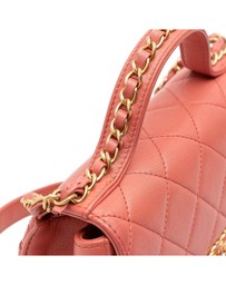 Pre-Loved by Azura Reborn - Pre-Loved Quilted Lambskin Chain Infinity Top Handle Bag