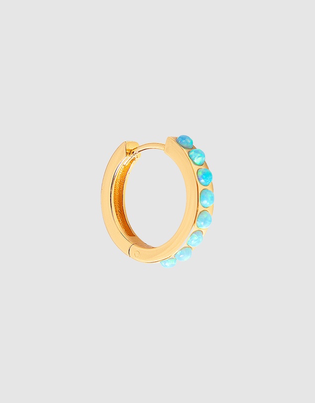 FAIRLEY - Blue Opal Crystal Midi Hoops