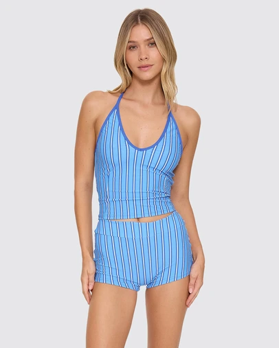 Thrills - Nautical Boy Leg Bikini Bottoms