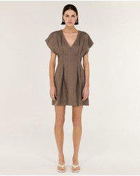 Staple the Label - Evian Deep V Mini Dress