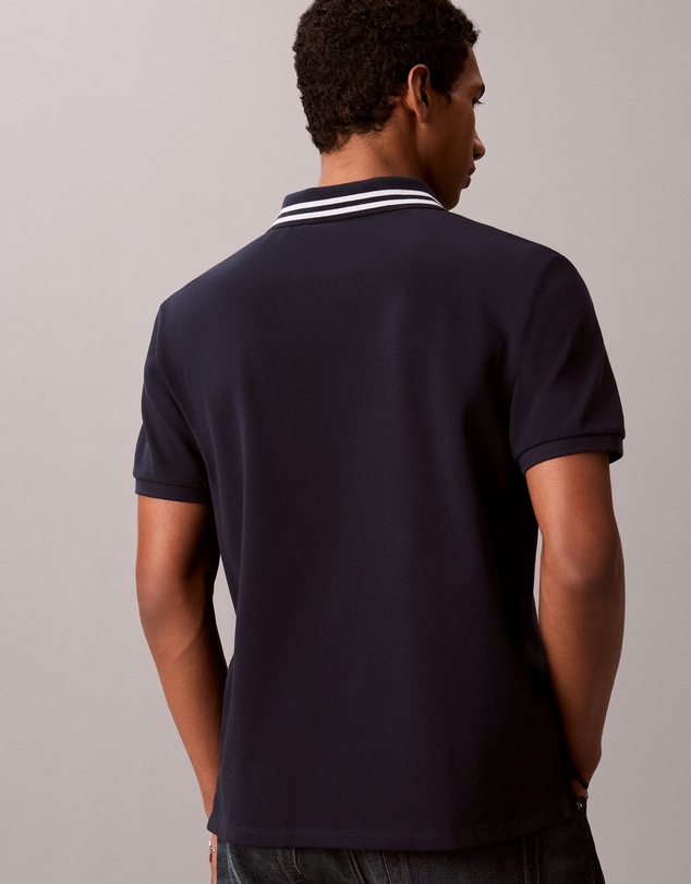 Calvin Klein Jeans - Casual Pique Classic Tipped Polo Shirt