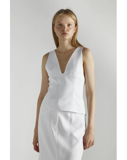 Glamorous - V-Neck Sleeveless Top