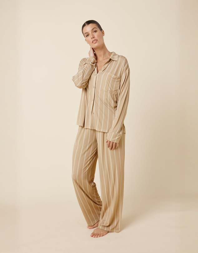 Gingerlilly - Harlow Bamboo Striped PJ Set