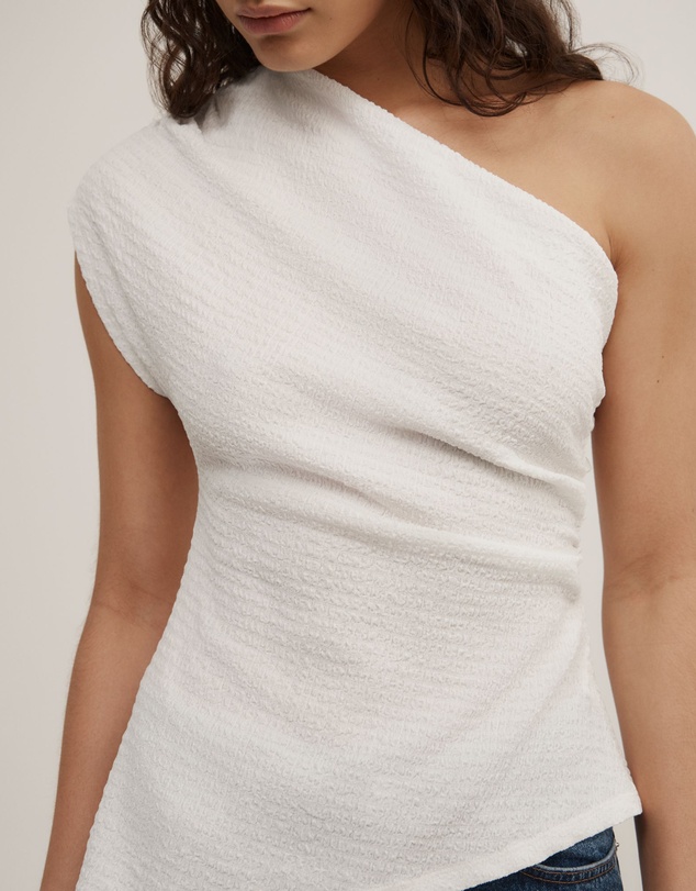 Witchery - One Shoulder Textured Top