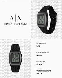 Armani Exchange - Black Digital Watch