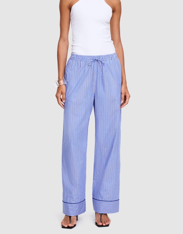 ARKET - Striped Cotton Trousers