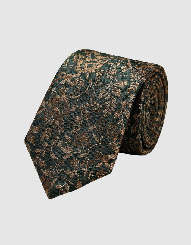 Politix - Oliver Floral Jacquard Silk Tie