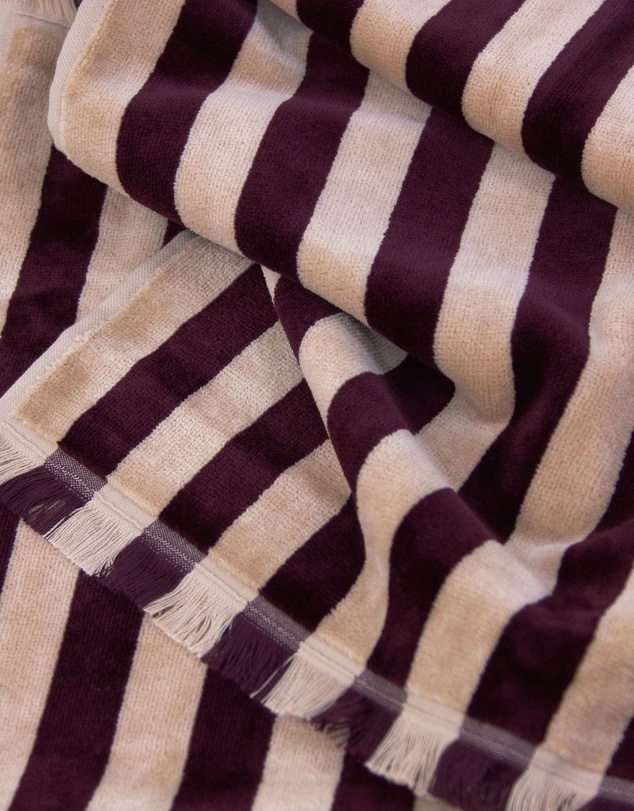 Aura Home - Palma Stripe Australian Cotton Bath Towel