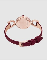 Emporio Armani - Burgundy Analogue Watch