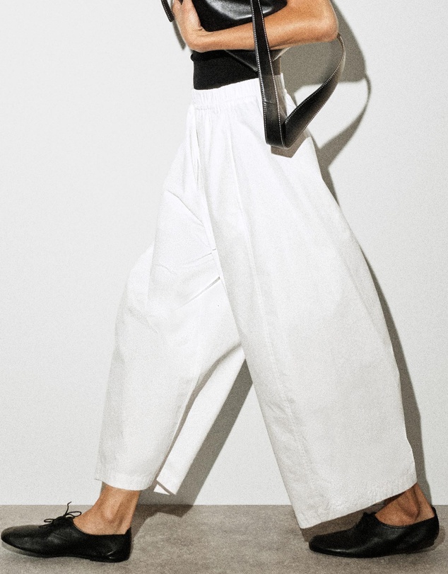 COS - Elasticated Barrel-Leg Trousers