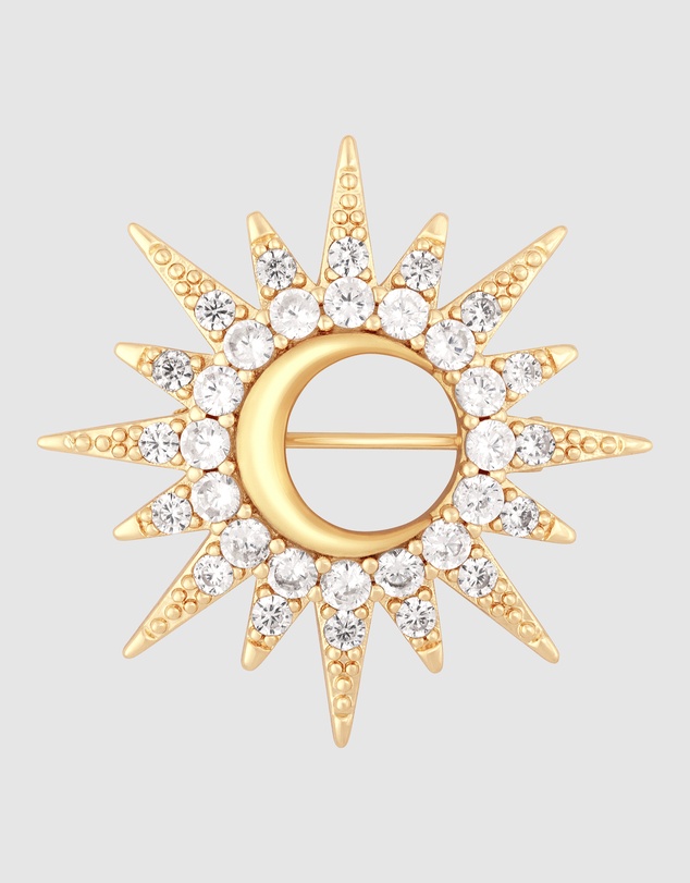 Wanderlust + Co - Sunburst Brooch Pin