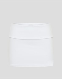 Vacay Swimwear - Mila Skirt White