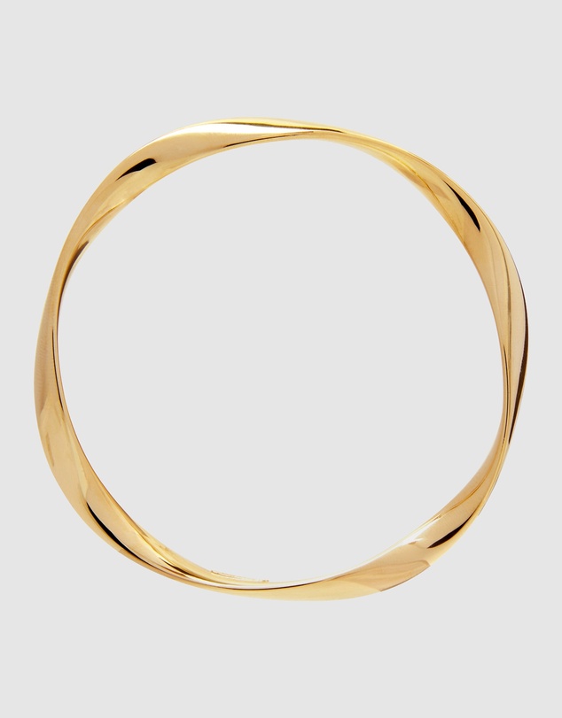 Najo - Large Garden of Eden Yellow Gold Bangle