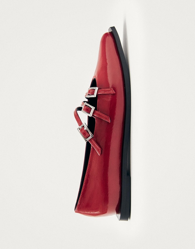 Alohas - Jive Leather Ballet Flats
