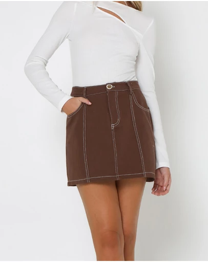 Lost in Lunar  - Artia Mini Skirt
